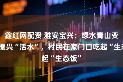 鑫红网配资 雅安宝兴：绿水青山变乡村振兴“活水”，村民在家门口吃起“生态饭”